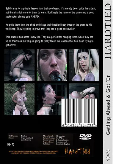 HARDTIED - Getting Ahead andamp; Got and#180;er | Belrose | DVD(back cover)
