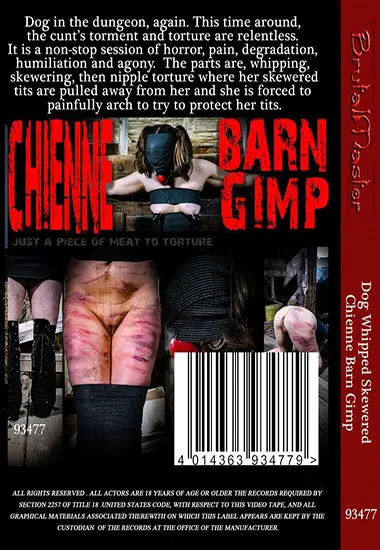 BRUTAL MASTER - Dog Whipped Skewered Chienne Barn Gimp(Belrose)(back cover)
