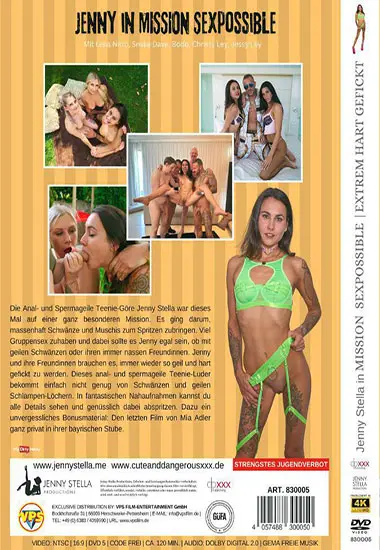Jenny in Mission Sexpossible / Extrem Hart Gefickt(Jenny Stella)(back cover)