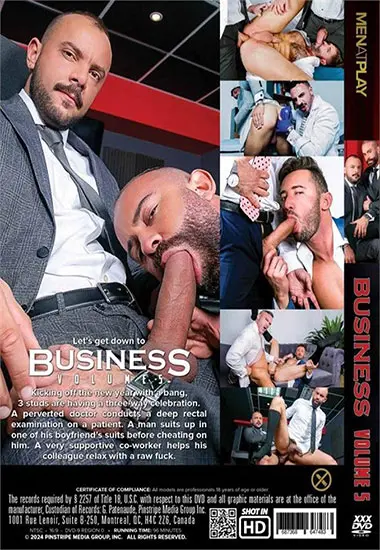 Business Volume 5 | MEN AT PLAY | DVD(back cover)