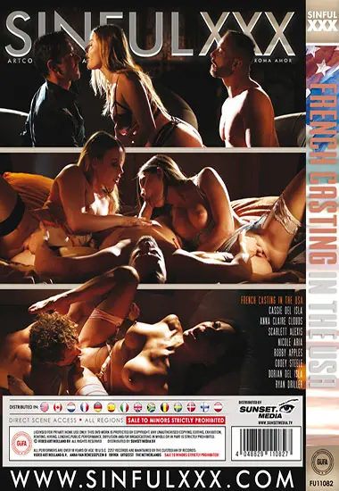 French Casting In The USA(SINFUL XXX) at sexvideoall.com(back cover)
