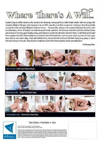Where There´s a Will...(GIRLSWAY) at sexvideoall.com(back cover)