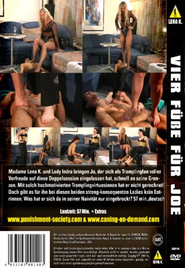 Vier Fand#252;and#223;e Fand#252;r Joe | LENA K. | DVD(back cover)