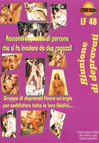 Riunione di depravati(Lussuria Film) (Download available)(back cover)