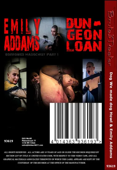 BRUTAL MASTER - Dog We Made Dog Howl and Emily Addams(BDSM 2)(back cover)