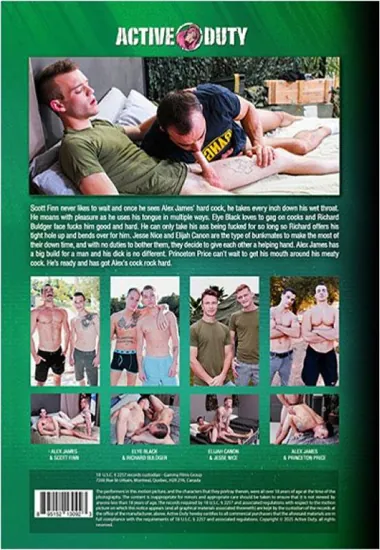 Bareback Tactics 16 | ACTIVE DUTY | DVD(back cover)