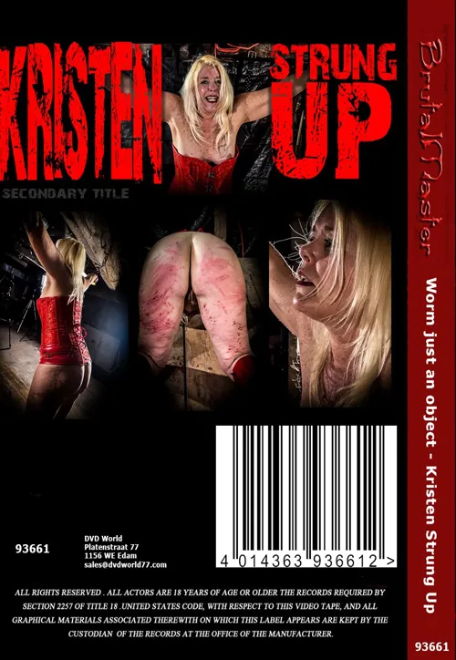 BRUTAL MASTER - Worm Just An Object - Kristen Strung Up(BDSM 2)(back cover)