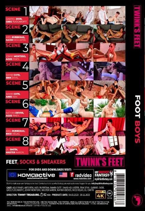Twinkand#180;s Feet - Foot Boys(STAXUS) at sexvideoall.com(back cover)