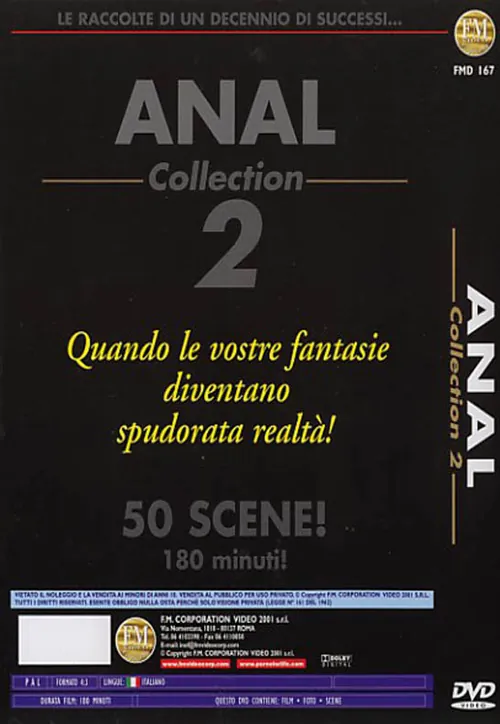 ANAL COLLECTION VOL 2 | FM Video | Download, VOD(back cover)