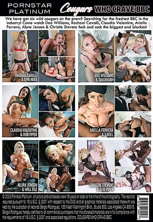 Cougars Who Crave Bbc(PORNSTAR PLATINUM)(back cover)