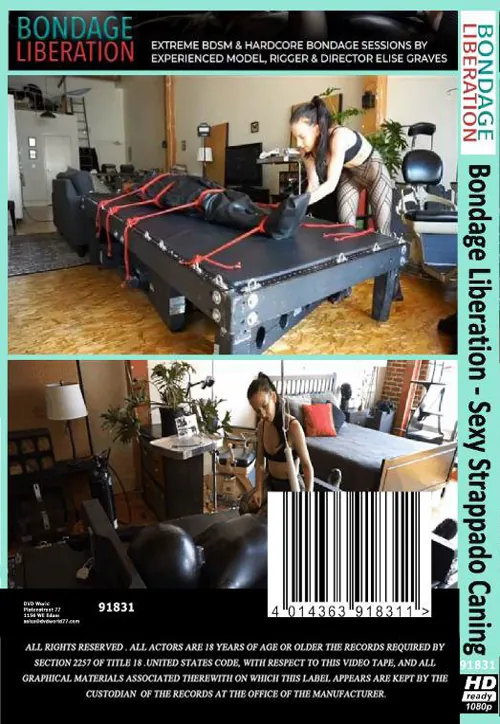 BONDAGE LIBERATION - Sexy Strappado Caning(BDSM 2)(back cover)