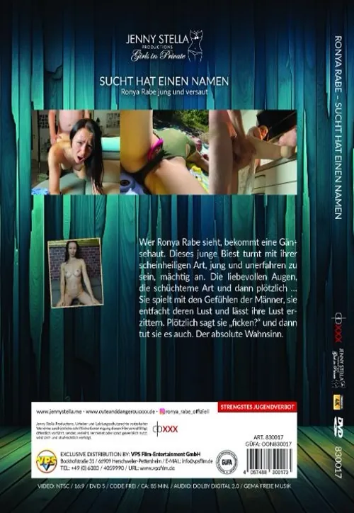 Sucht Hat Einen Namen(Jenny Stella) at sexvideoall.com(back cover)