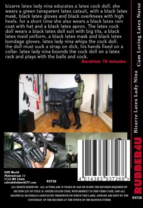 RUBBER4U - Bizarre Latex Lady Nina / Cum Loving Latex Nurse(BDSM 2)(back cover)