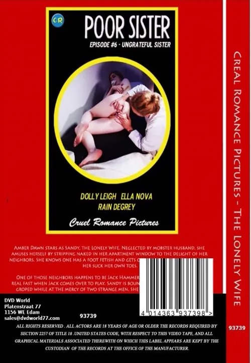 CRUEL ROMANCE - The Lonely Wife(Belrose)(back cover)