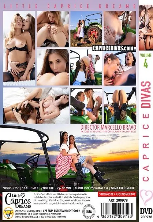 Caprice Divas Volume 4 | Little Caprice D. | DVD(back cover)