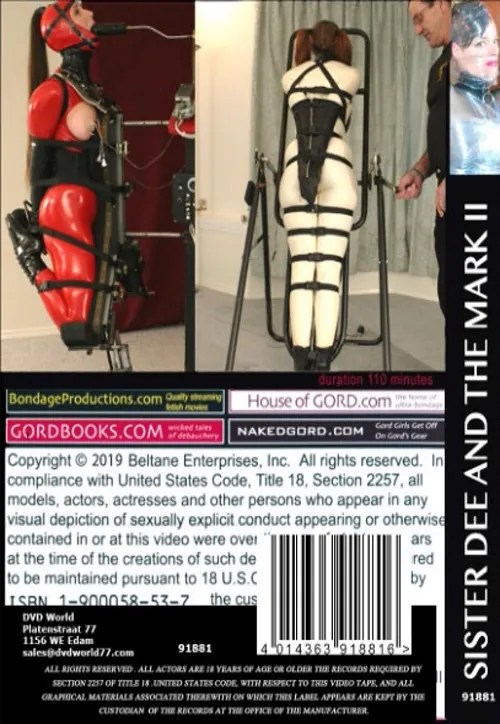 HOUSE OF GORD - Sister Dee And The Mark II(BDSM 2)(back cover)