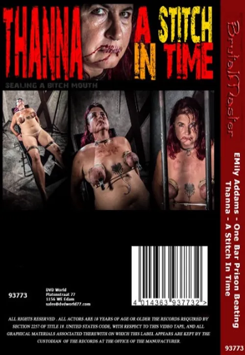 BRUTAL MASTER - Emily Addams - One Bar Prison Beating / Thanna - A Stitch In Time | BDSM 2 | DVD(back cover)
