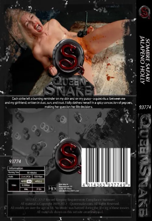 QUEENSNAKE - Sombre Safari / Jalapeno Holly | BDSM 2 | DVD(back cover)