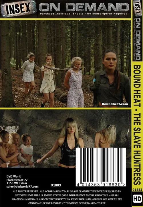 BOUND HEAT - The Slave Huntress | BDSM 2 | DVD(back cover)