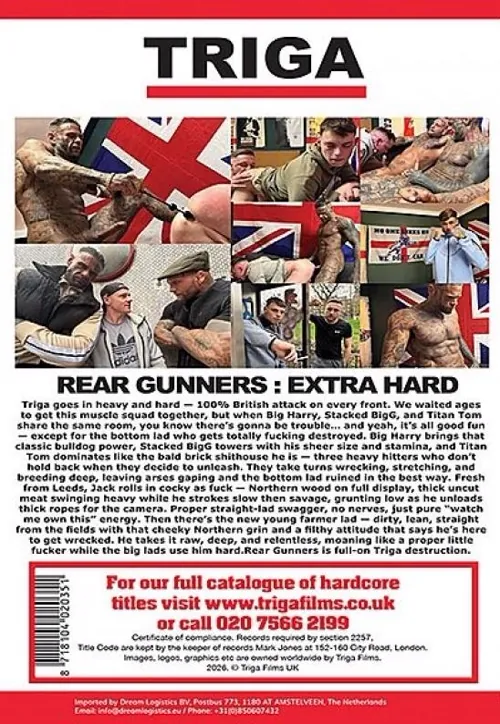Rear Gunners: Extra Hard Edition | Triga | DVD(back cover)