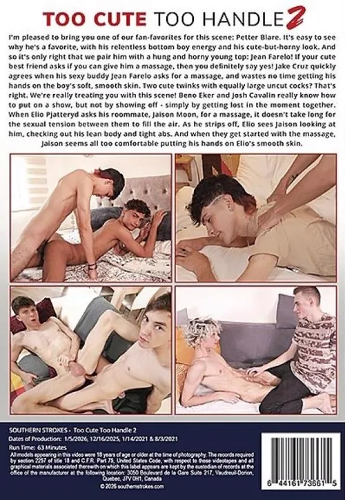Too Cute To Handle 02 | Southern Strokes | DVD(back cover)