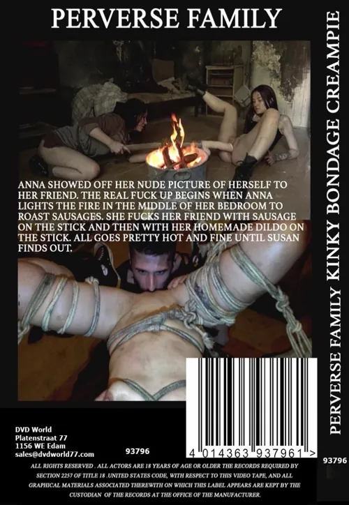 PERVERSE FAMILY - Kinky Bondage Creampie | BDSM 2 | DVD(back cover)