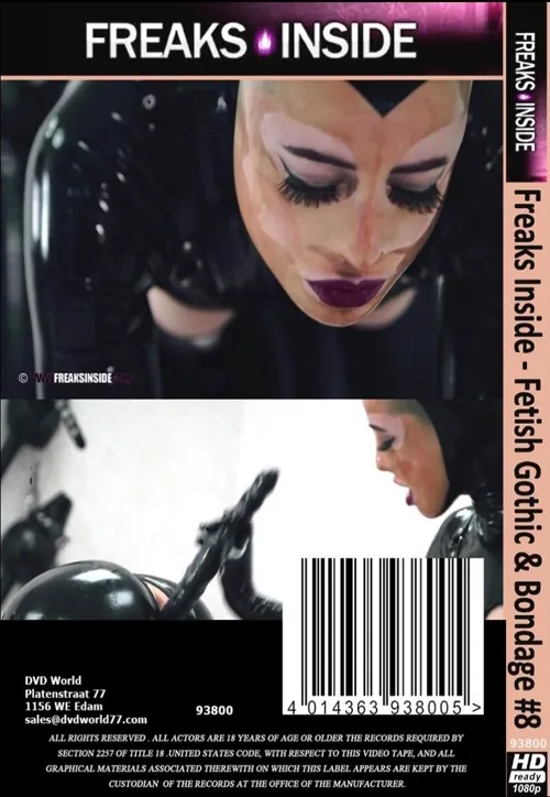 FREAKS INSIDE - Fetish Gothic and Bondage #8 | BDSM 2 | DVD(back cover)