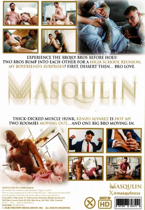 Masqulin Bros Vol. 3 | Masqulin | DVD(back cover)