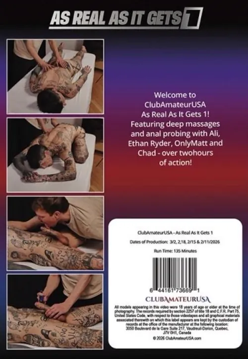 As Real As It Gets 10 | Club Amateur USA | DVD(back cover)