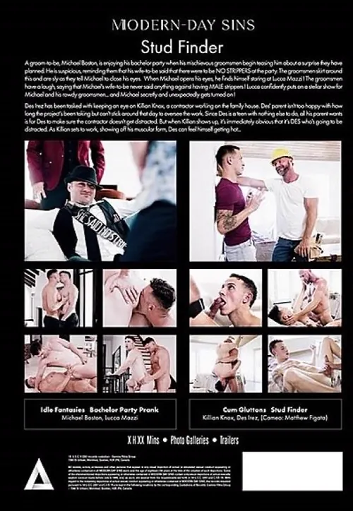 Stud Finder | Adult Time Gay | DVD(back cover)