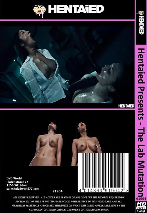 HENTAIED - The Lab Mutation | BDSM 2 | DVD(back cover)