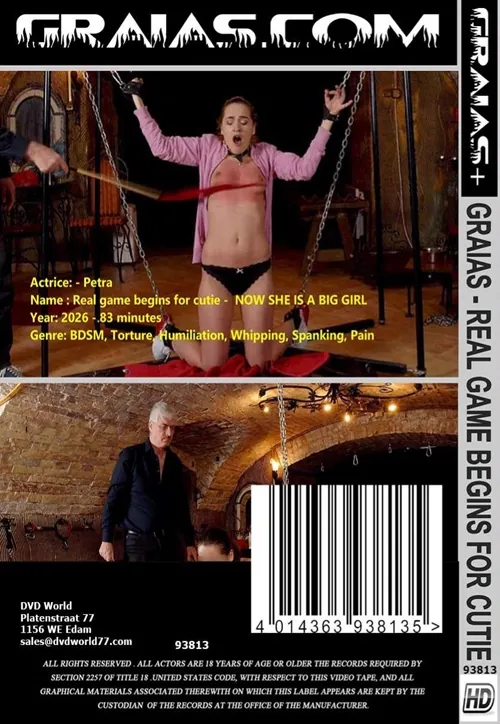 GRAIAS - Real Game Begins For Cutie | BDSM 2 | DVD(back cover)