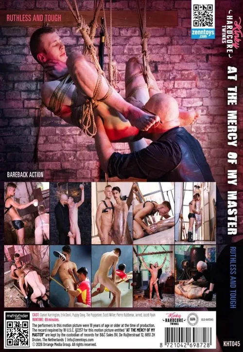At The Mercy Of My Master | Kinky Hardc. T. | DVD, Download, 4K/HD, VOD(back cover)