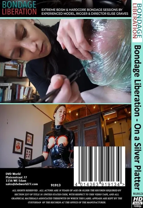 BONDAGE LIBERATION - On A Silver Platter | BDSM 2 | DVD(back cover)