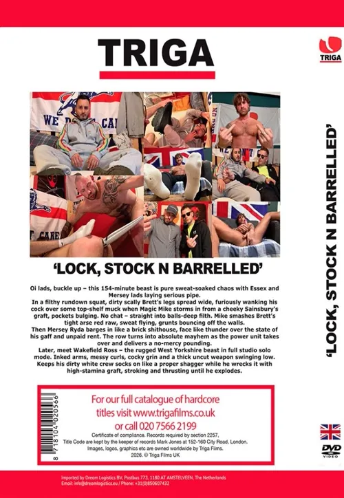 TRIGA FILMS - Lock, Stock N Barrelled | STAXUS | DVD(back cover)