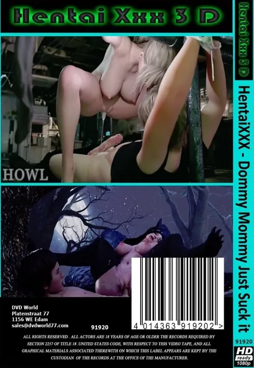 HENTAI XXX 3 D - Dommy Mommy Just Suck It | BDSM 2 | DVD(back cover)