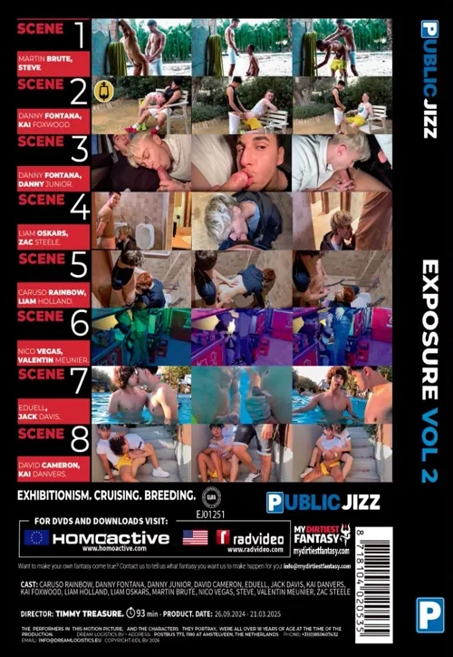 PUBLIC JIZZ - Exposure vol. 2 | STAXUS | DVD(back cover)