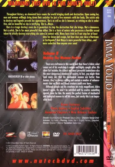 IMMA YOUJO: Making The Woman Perfect | NuTech Digital(back cover)
