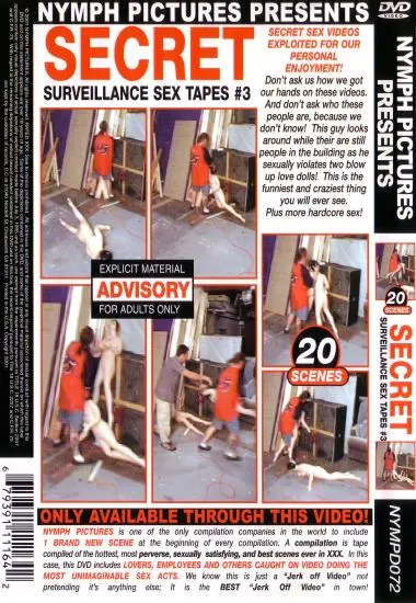 Secret Surveillance Sex Tapes 3: Doll Fucker Caught-On-Tape | Nymph | DVD(back cover)