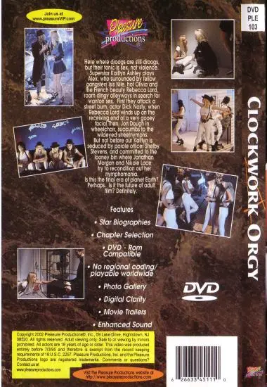 CLOCKWORK ORGY(Pleasure) (Download available)(back cover)