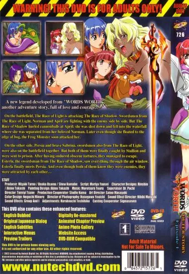Words Worth Ep. 1 | NuTech Digital | DVD(back cover)