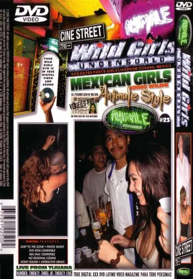 Mexican Girls Going Wilde 'Animale Style' #23 | Cine Street | DVD(back cover)
