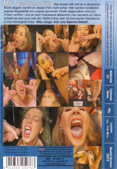 Los! Zum Sperma-Diktat(GGG) at sexvideoall.com(back cover)