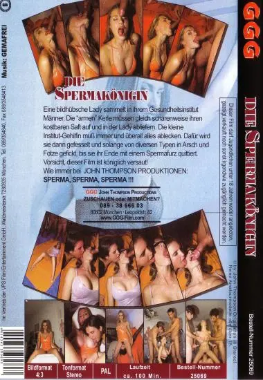 Die Spermakönigin | GGG(back cover)