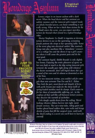 BONDAGE ASYLUM(Sunshine) at sexvideoall.com(back cover)