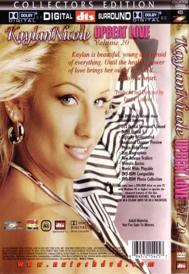 KAYLAN NICOLE 20: UPBEAT LOVE(NuTech Digital)(back cover)