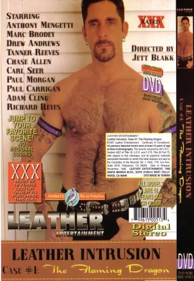 LEATHER INTRUSION 1: THE FLAMING DRAGON(Sunshine)(back cover)