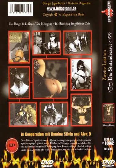 Schwarze Flamme: Zweite Lektion Die Stutendressur | Inflagranti | DVD(back cover)