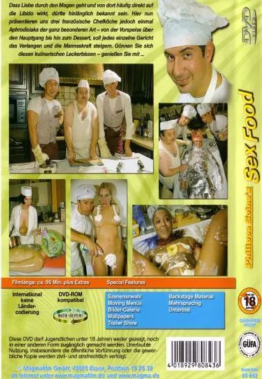 Philippe Soine: Sex Food(Magmafilm) at sexvideoall.com(back cover)