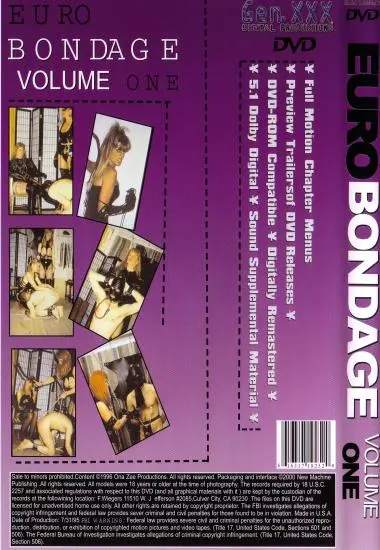 Euro Bondage 1 | GenXXX | DVD(back cover)